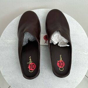 Cole Haan Brown Leather Clogs